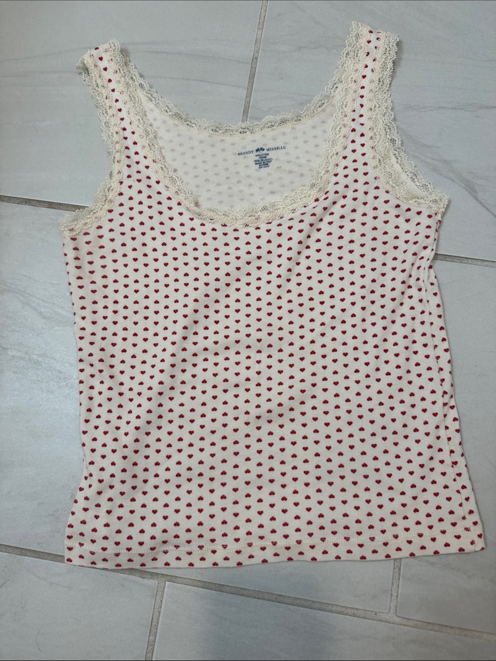 Brandy Melville Heart Tank